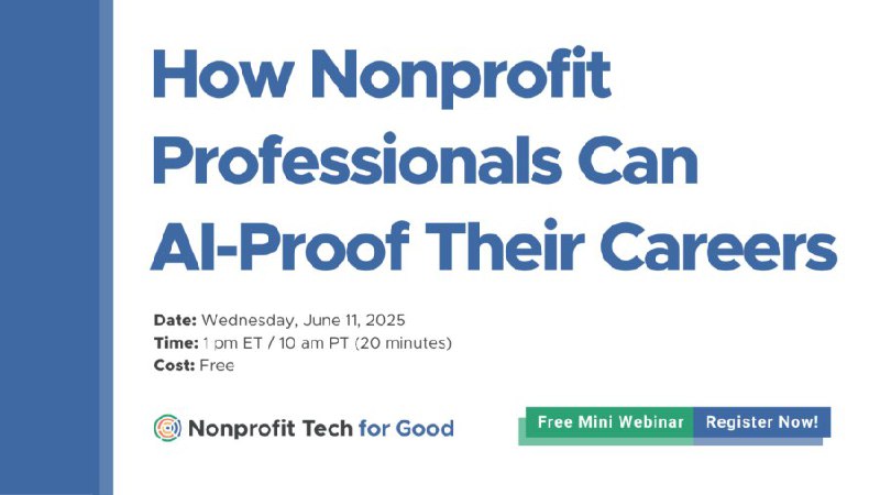 Unlock Your Future: AI-Proof Your Nonprofit Career! 🌟